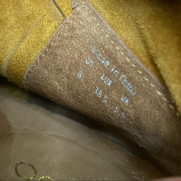 Real leather suede ankle booties heels - Picture 8 of 8